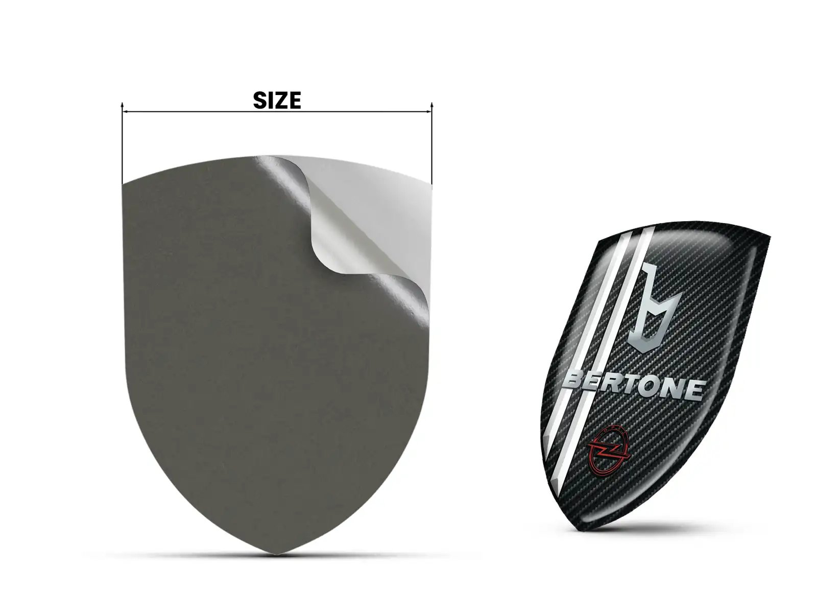 Bertone Custom Logo Stickers Durable Universal High Quality